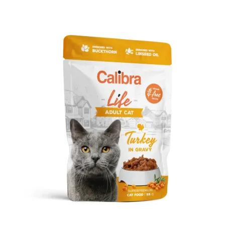 Calibra Cat Life Adult Indyk w sosie saszetka 85g